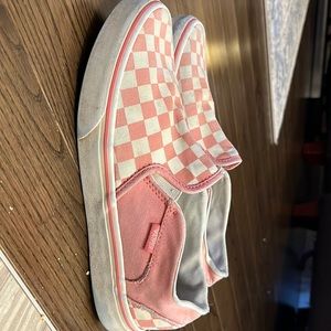 Pink Checkered Vans